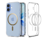 Etui do telefonów SPIGEN Ultra Hybrid Mag Magsafe do Iphone 17 Clear/Gold 8800283315141